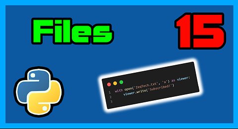 2024 Python - Read & Write to Files 😆📝