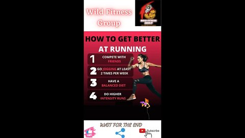 🔥How to get better at running🔥#shorts🔥#viralshorts🔥#fitnessshorts🔥#wildfitnessgroup🔥