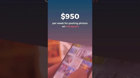 $950 per week for posting photos on Instagram | How to make money online legit | #shorts