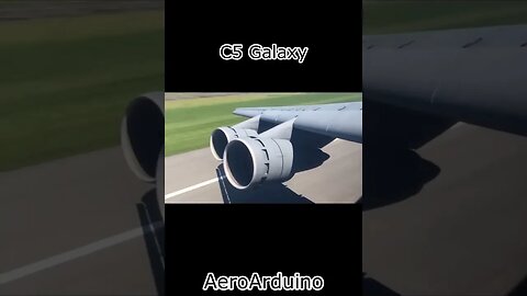 Watch Massive #C5 Galaxy Cargo Jet Touch And Go #Aviation #Fly #AeroArduino