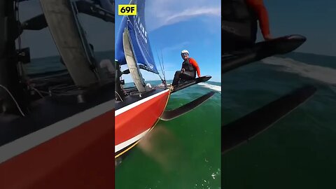 69f foiling sailboat revolution! #sailing #foiling #americascup @69fsailing51