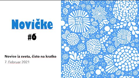 Novičke #6 - Dogodki po svetu čisto na kratko