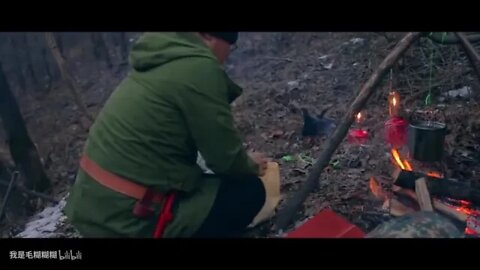 20 == Episode 11 BUSHCRAFT Survival in the Field How to Fly the Winter Shelter in Qinling Mountains