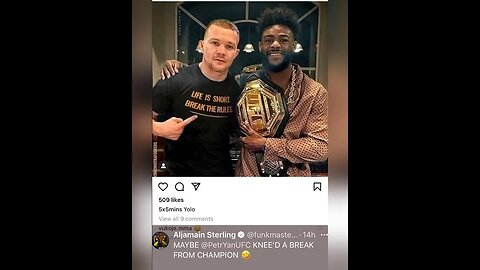 Aljamain Sterling falls for fake troll account called Petr” no mercy” Yan