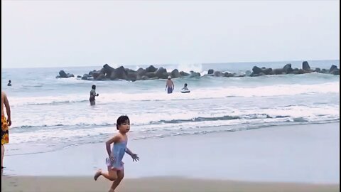 Beach day in Japan