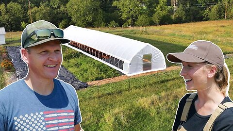 We built a High Tunnel Greenhouse! Growing Food All YEAR