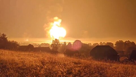 A Massive Explosion Turns Night Into Day In Russia