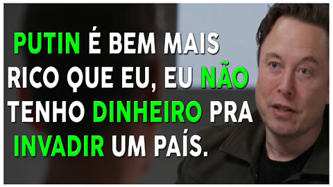 ELON MUSK FALA SOBRE SUA FORTUNA E DIZ NÃO SER O HOMEM MAIS RICO DO MUNDO | LEGENDADO