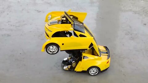 Yellow Bumblebee Transformer Toys - Car Toys Kid #2