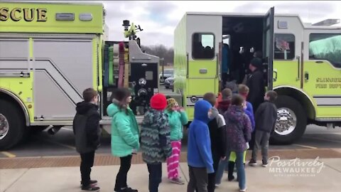 Seven-year-old's good deed for Slinger Fire Department