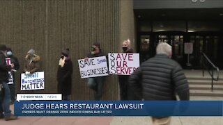 Restaurants fight to reopen in orange zone