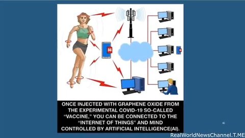 'Once injected with Graphene Oxide, you become connected to the internet of things..'