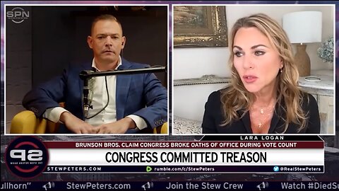 Stew Peters w. Lara Logan - 2020 Election: Congress committed TREASON