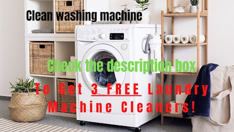 how to clean the washing machine