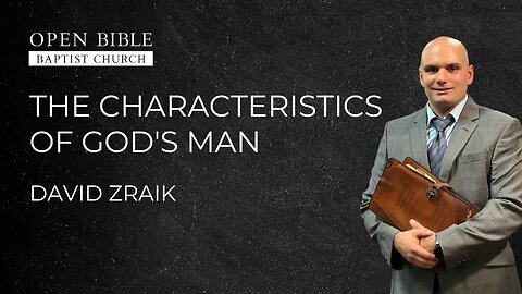 The Characteristics of God's Man