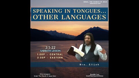 SPEAKING IN TONGUES... OTHER LANGUAGES