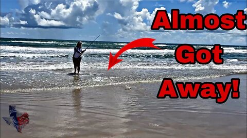 Catching Multiple Species Family Beach Fishing l Padre Island National Seashore