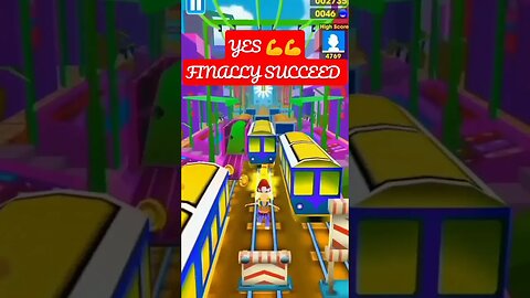 SUCCEED PLAY SUBWAY SURF 😀👍🏻