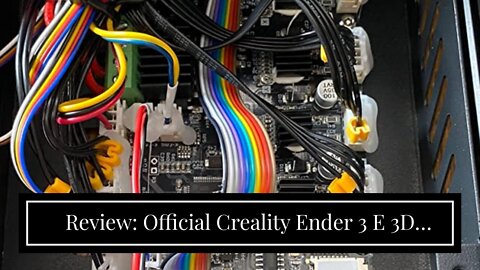 Review: Official Creality Ender 3 E 3D Printer, Upgrade Economy FDM 3D Printers with CR Touch A...