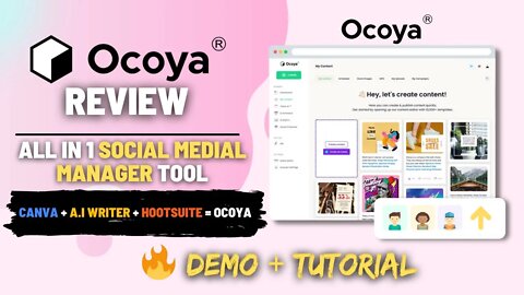 Ocoya Review [Lifetime Deal] | Ocoya = Canva + A.i writer + Hootsuite | All in 1 Social Media Tool