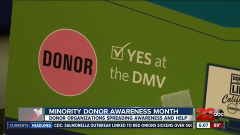 National minority donate awareness month spreads information about organ donations