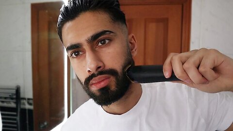 ASMR Beard Trimming Tutorial | Facial Haircut Noise & Sound