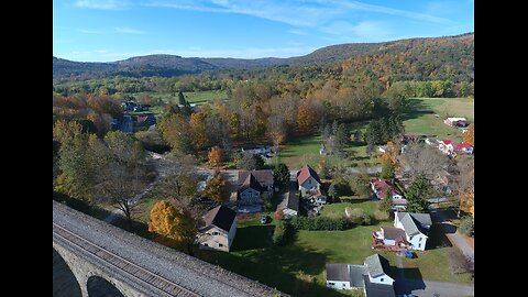 Starrucca Viaduct Railroad Bridge Lanesboro Pennsylvania