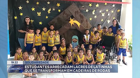 Solidariedade: Estudantes Arrecadam Lacres de Latinhas que se Transformam em Cadeiras de Rodas.