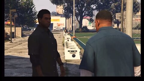 Gta V - Lamar Smokes Franklin