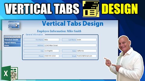 How To Quickly Create Vertical Tabs for ANY Excel Workbook