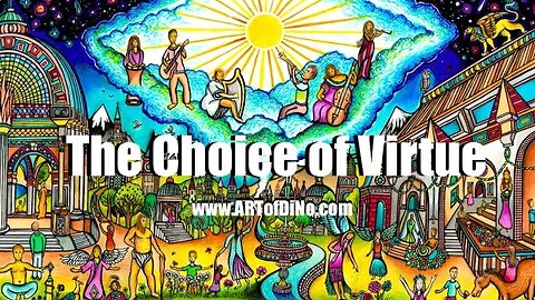 The Choice of Virtue/Choosing Virtue - NEW ART of DiNo inspired by Frans Francken of the i500s!!!