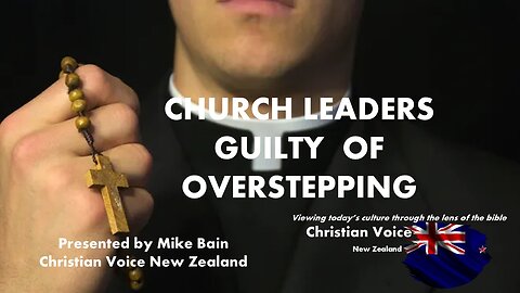 CHURCH LEADERS GUILTY OF OVERSTEPPING