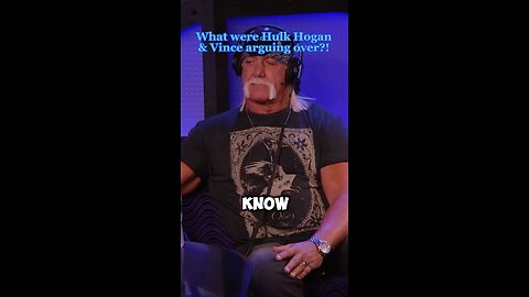 WHAT WERE HULK HOGAN AND VINCE ARGUING OVER?!