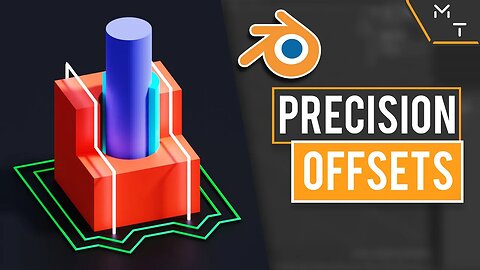 Edge Offsets & 3D Tolerance - Blender 2.83 Precision Modeling | ( Tutorial Part - 10 )