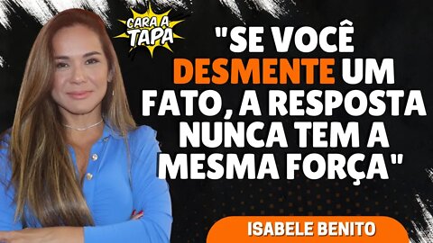 JULGAMENTO DAS REDES SOCAIS NÃO PREOCUPA ISABELE BENITO