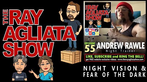 The Ray Agliata Show -e55- Andrew Rawle -CLIP- Night Vision And Fear Of The Dark