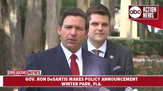 Gov. DeSantis makes announcement about smokable medical marijuana | News Conference