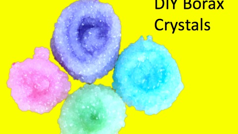 DIY Borax crystals