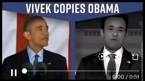 Vivek Copies Obama