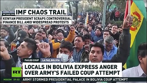 RT News - June 27 2024 early Boliva - failed coup