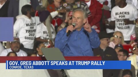 Texans love Donald J. Trump’: Gov. Abbott speaks at rally