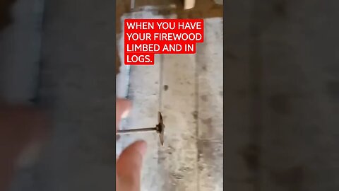 Save money chainsaw/firewood hack tool #shorts