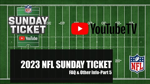 NFL Cord Cutting Guide-NFL Sunday Ticket Part 5: More Updates