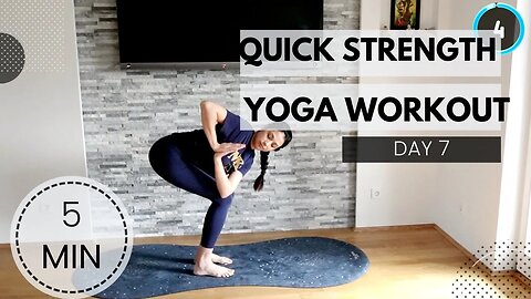 Day 7 - Quick strength yoga workout / NEW HABITS YOGA/ DAISYYOGA