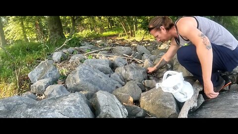 Cleaning Up Litter At Wayne Fitzgerrell State Park : July 4, 2022