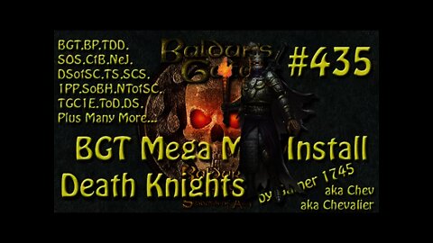 Let's Play Baldur's Gate Trilogy Mega Mod Part 435 Death Knight Lords