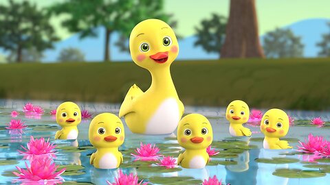 Number Song | Five Little Duckies + More Baby Songs | kids cartoonnet