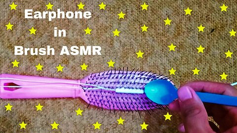 ASMR Earphone mic tapping and scratching