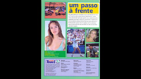 Revista World Tennis-Capa Alessandra Ambrosio - Top Model Internacional