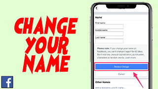 How to Change Facebook Name